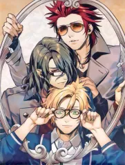 【中古】タペストリー [単品] アポロン＆ハデス＆ディオニュソス 描き下ろしA3タペストリー 「PSP/PS Vitaソフト 神々の悪戯 InFinite 初回限定 夢幻の箱 ブロッコリーオフシャルストアセット」 同梱特典