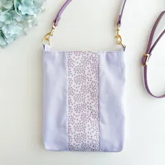 畳縁スマホポシェット『紫陽花』サコッシュ　スマホポーチ　プレゼント　ギフト　敬老の日