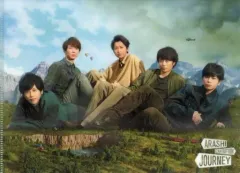 【中古】クリアファイル(男性アイドル) 嵐 A5クリアファイル 「ARASHI EXHIBITION “JOURNEY” 嵐を旅する展覧会」 Key Visual ＆ Logo Design Collection