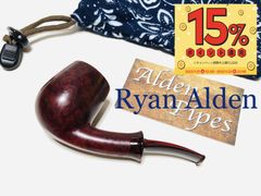 Ryan Alden Smooth Bent Billiard タバコ喫煙パイプ www