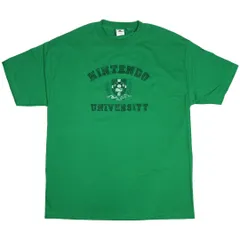 【XL】00s 新品 デッドストック スーパーマリオブラザーズ Nintendo University  Tシャツ マリオ 1upキノコ