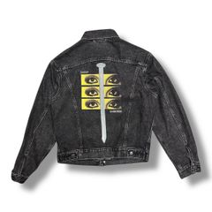アンダーカバーリーバイスコラボデニムジャケットCAN刺繍入り アンダーカバー×リーバイス ファーストタイプデニムジャケット