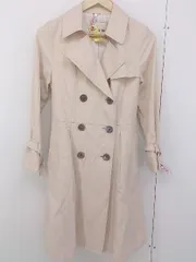 ◇ ◎ Apuweiser riche アプワイザー リッシェ 長袖 トレンチ コート サイズ1 ナチュラルベージュ系 レディース 1207010006759
