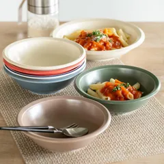 OUNONA 丼 ボウル 和食器 取っ手付き モカ色 耐熱 おしゃれ