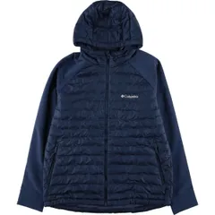 古着 コロンビア Columbia 中綿パーカー パファージャケット メンズL/eaa393115