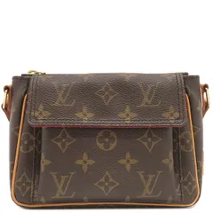 ルイヴィトン LOUIS VUITTON ショルダーバッグ ヴィバシテPM モノグラムキャンバス モノグラム ゴールド金具 茶  M51165 VI1004【中古】