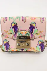 FURLA｜チェーンショルダーバッグ メトロポリスミニ カメリア水彩風
