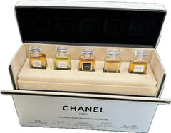 【未使用・美品】CHANEL シャネル フレグランス ワードローブ 香水セット ミニボトル ココマドモアゼル N°5 チャンス アリュール オードパルファム ギフトボックス付き レディース 高級 ブランド 香水コレクション プレゼント用 旅行用 お試し用
