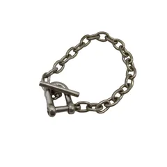 N NUMBER  シルバー999 シャックルチェーンブレスレット メンズ 表記無 のサムネイル