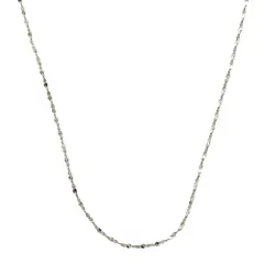 【A：シルバー × 50cm】[Cream dot. クリームドット公式] ネックレス レディース   ステンレス製 金属アレルギー つけっぱなし サージカルステンレス 1mm幅 極細 ショート スキンジュエリー 5タイプ 大人