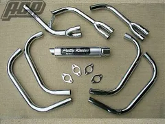 CBX400F マフラー　2-1のみ 特別価格！新品 CBX400F 番長管 マフラー ステン 45π 4-2-1