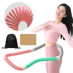 フラフープダイエット用 新アップグレード PVC 無縫接続（回転時肉・髪挟まない） 内部安全ロープ搭載 静音強化 収納袋付き ソフトスプリング