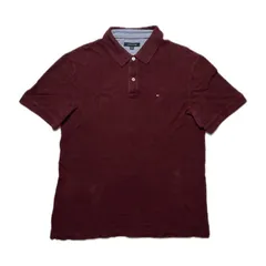 TOMMY HILFIGER  ワンポイントロゴ ポロシャツ　半袖 サイズXL【A-483】
