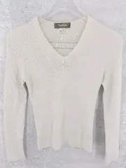 ◇ Paul Stuart ポール スチュアート 長袖 ニット セーター M ベージュ系 *  【1002800277117】