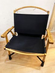 カスタム品 Kermit Chair/カーミットチェア 折り畳み キャンピングチェア HIJIRAKU/NOBITA/INAVANCE KCBLACKSET アウトドア キャンプ