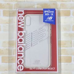new balance iPhone XS用 New Balanceハイブリッド クリアケース/ホワイト RS9J006W