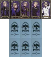 【中古】キャラカード ヴィル・シェーンハイト カードセット ホログラム(ビジュアルカード5枚＆保護フィルム6枚セット) 「ディズニー ツイステッドワンダーランド」 ディズニーストア限定