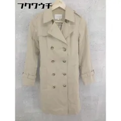 ■ ◎ fredy emue フレディ エミュ ライナー付 長袖 トレンチ コート サイズ36 ベージュ レディース  【中古】 【1002802532627】のサムネイル