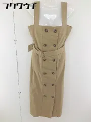 ◇ ◎ N. Natural Beauty Basic ノースリーブ 膝丈 ジャンパースカート サイズM ベージュ レディース  【1110080004153】