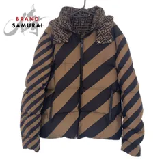 未使用級 極美品 FENDI ダウンジャケット リバーシブル ズッカ FF柄 中古・古着通販】FENDI (フェンディ) ズッカ柄リバーシブルダウン