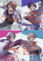 【中古】キャラカード ROF-MAO 描き下ろしイラスト クリアカード4枚セット(複製コメント入り) 「CD バーチャルYouTuber にじさんじ ROF-MAO / Overflow 初回限定盤」 にじさんじオフィシャルストア購入特典