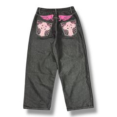 【XG チサ 着用】jaded London ゼブラ柄 パンツ デニム ジーンズ XG チサ 着用】jaded London ゼブラ柄 パンツ デニム ジーンズ