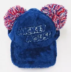 【中古】衣類 ミッキーマウス ポンポン付きキャップ トリコロールカラー 「ディズニー」 東京ディズニーリゾート限定