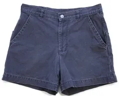 00s patagoniaパタゴニア オーガニックコットン スタンドアップ ショーツ ネイビー フェード 30★ショートパンツ オールド アウトドア