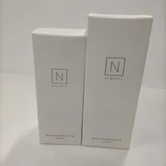 E409 N organic エヌオーガニック モイスチュア&バランシング ローション 化粧水 100ml & セラム 美容乳液 60ml 計2点セット