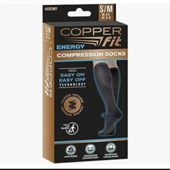 Copper Fit Energy ニーハイコンプレッションソックス 着圧　L-XL