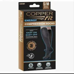 Copper Fit Energy ニーハイコンプレッションソックス 着圧　L-XL