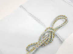 【一輝堂】リサイクル着物 和装小物 帯揚げ帯締めセット 帯揚 帯締 金銀糸 丸組 25w06-8154