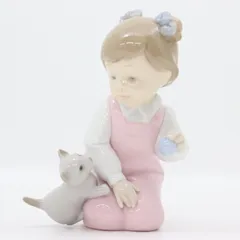 【美品】リヤドロ/ナオ   \"いい子だね\"  フィギュリン   陶器人形  少女 レア】リヤドロ ナオ フィギュリン 人形 母娘 婦人 少女 - メルカリ