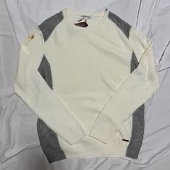 Calvin Klein 配色切替クルーネックニットセーター L US古着