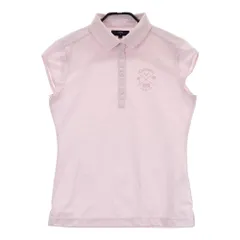 サイズ：L CALLAWAY キャロウェイ  フレンチスリーブ ポロシャツ  ピンク系 [240101490834] ゴルフウェア レディース ストスト