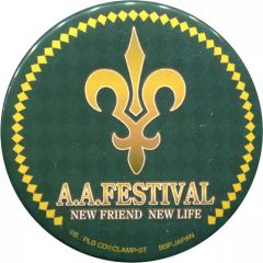 [중고] 배지 핀즈 (캐릭터) AAFESTIVAL 캔 배지 [코드 기어스 반역의 루루슈×엔터벨 at 요로노 타키 애쉬포드 학원 신입학 응원제] VIP석 예약 특전