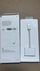 Apple MW2P3AM/A Lightning-Digital AVアダプタ 開封品未使近い