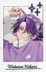 【中古】キャラカード 渡会雲雀(キービジュアル) 「バーチャルYouTuber にじさんじ VOLTACTION Pajama Party! ランダムチェキ風カード」