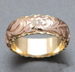 プルメリア ハワイアンジュエリー 合金 リング 指輪 レディース オシャレ