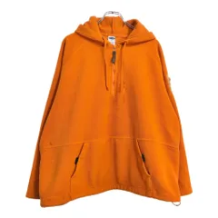 OLD NAVY オールドネイビー ハーフジップ フリースプルオーバージャケット オレンジ(メンズ XL)中古 古着 U4705
