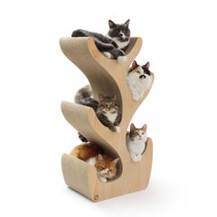 【迅速発送】猫壱（Necoichi）キャットタワー キャットツリー R ライトブラウン【限定】