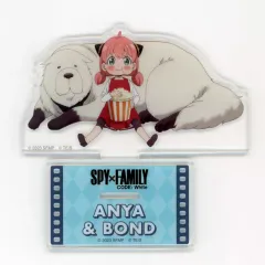 【中古】アクリルスタンド・アクリルパネル アーニャ・フォージャー＆ボンド・フォージャー アクリルスタンド 「劇場版 SPY×FAMILY CODE： White」 劇場グッズ