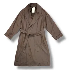 参考上代55000円 未使用品 MAISON SPECIAL 23AW Lyocell Twill Chambray Prime-Over Ulster Coat リヨセルツイル ダブル アルスターコート メゾンスペシャル 11232161212 ブラウンのサムネイル