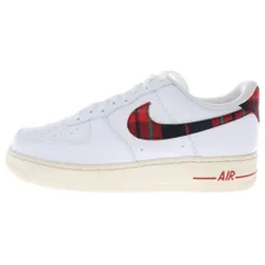 NIKE (ナイキ) AIR FORCE 1 07 LV8 PLAID エアフォース1 ローカットスニーカー プレイド ホワイト US10/28cm DV0789-100