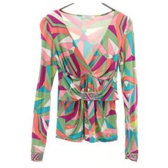 ☆美品☆  エミリオプッチ  長袖カットソー  XSサイズ EMILIO PUCCI（エミリオプッチ） EMILIO PUCCI KIDS キッズ 長袖 T