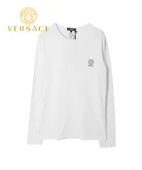 新品 未使用 並行輸入 VERSACE ヴェルサーチェ La Medusa メンズ クルーネックロンT 514026 オプティカルホワイトのサムネイル