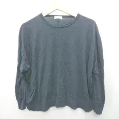 ◇ ⊂ BEAUTY＆YOUTH ビューティーアンドユース 薄手 七分袖 ニット サイズ表記なし ネイビー系 レディース E  【1412260001892】