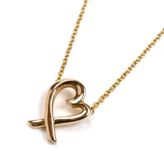 TIFFANY&Co. ティファニー K18PG ピンクゴールド パロマピカソ ラビングハート ネックレス 60021544 2.6g 41.5cm レディース 中古 美品