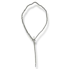 参考上代11000円 S'YTE BRASS CHAIN ROSARY NECKLACE ブラスチェーン ロザリー ネックレス サイト ヨウジヤマモト UB-A57-959 シルバー F 90421A3のサムネイル