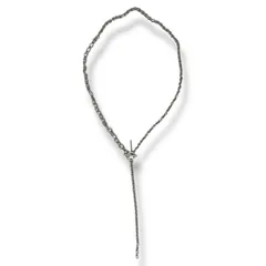 参考上代11000円 S'YTE BRASS CHAIN ROSARY NECKLACE ブラスチェーン ロザリー ネックレス サイト ヨウジヤマモト UB-A57-959  シルバー F  90421A3のサムネイル